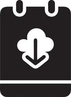 Download icon symbol image vector. Illustration of the down load design. EPS 10 vector