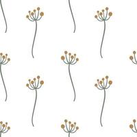 Abstract floral seamlles pattern vector