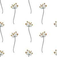 Abstract floral seamlles pattern vector