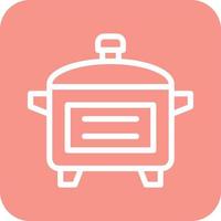 Cooker Vector Icon Design Illustration
