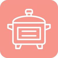 Cooker Vector Icon Design Illustration