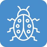 Lady bug Vector Icon Design Illustration
