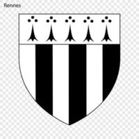 emblema de rennes vector