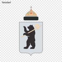 Emblem of Yaroslavl. Vector illustration