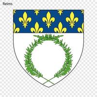 Emblem of Reims vector