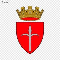 Emblem of Trieste vector