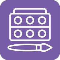 Eye shadow Vector Icon Design Illustration