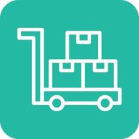 Trolley Vector Icon Design Illustration