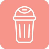 Bin Vector Icon Design Illustration