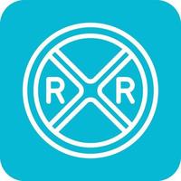 rail road Vector Icon Design Illustration