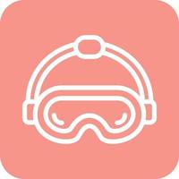 Safety glasses Vector Icon Design Illustration