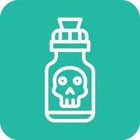 Poison Vector Icon Design Illustration