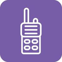 ilustración de diseño de icono de vector de walkie talkie