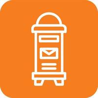 Mailbox Vector Icon Design Illustration