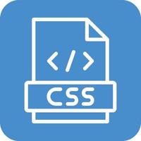 ilustración de diseño de icono de vector css