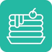 Pancake Vector Icon Design Illustration