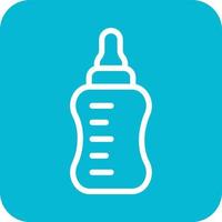 Baby bottle Vector Icon Design Illustration