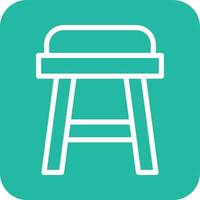 Stool Vector Icon Design Illustration
