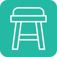 Stool Vector Icon Design Illustration