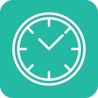 Wall clock Vector Icon Design Illustration