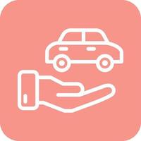 Car insurance Vector Icon Design Illustration