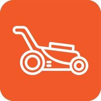 Lawn mower Vector Icon Design Illustration