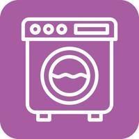 ilustración de diseño de icono de vector de lavadora