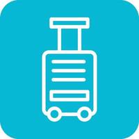 Luggage Vector Icon Design Illustration