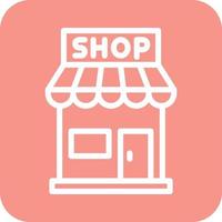 Shop Vector Icon Design Illustration