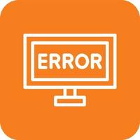 Error Vector Icon Design Illustration