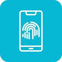 Fingerprint Vector Icon Design Illustration