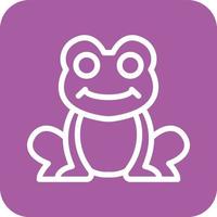 Frog Vector Icon Design Illustration