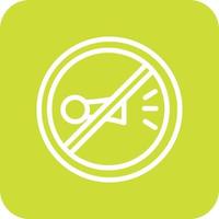 No horn Vector Icon Design Illustration