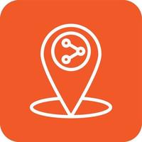 Share location Vector Icon Design Illustration