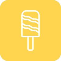 Ilustración de diseño de icono de vector de paleta de hielo