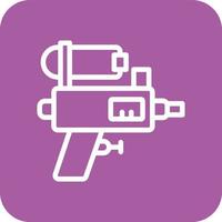 ilustración de diseño de icono de vector de pistola de agua