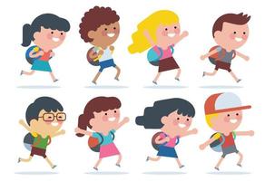 Kids Walk Vector Art, Icons, and Graphics for Free Download