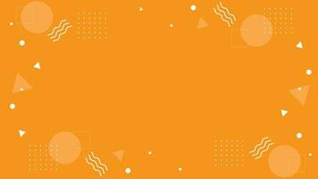abstract geometric background with space for text in orange color. vector illustration