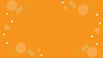 abstract geometric background with space for text in orange color. vector illustration