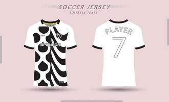 mejor vector fútbol jersey modelo deporte t camisa diseño