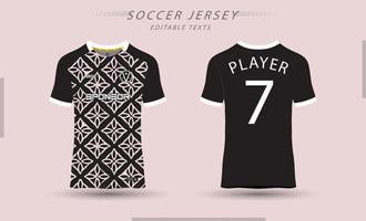 mejor vector fútbol jersey modelo deporte t camisa diseño