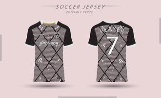 mejor vector fútbol jersey modelo deporte t camisa diseño