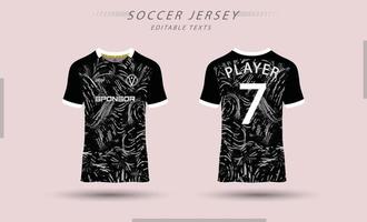 mejor vector fútbol jersey modelo deporte t camisa diseño
