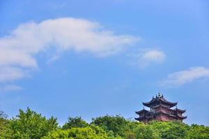 Ancient pagoda at the famous Hangzhou, China photo