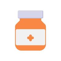 medicine icon flat style vector