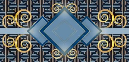abstract modern spring geometric background design vector