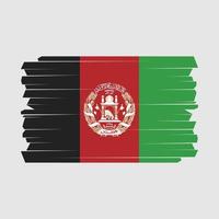 Afghanistan Flag Brush vector