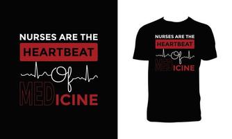 Creative Nurse Vector T Shirt Design.