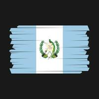 cepillo de bandera de guatemala vector