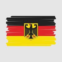 cepillo de bandera de alemania vector